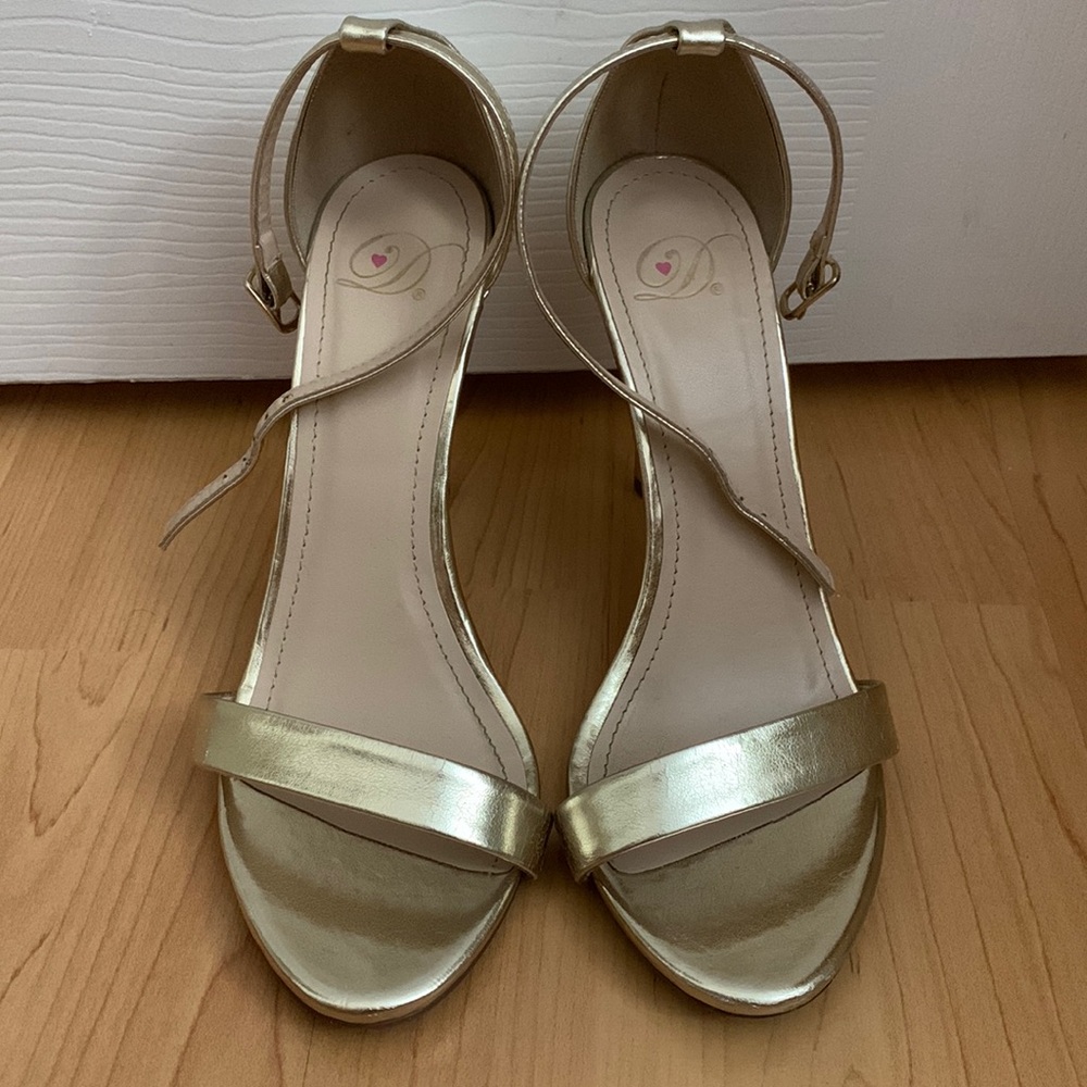 Gold heels